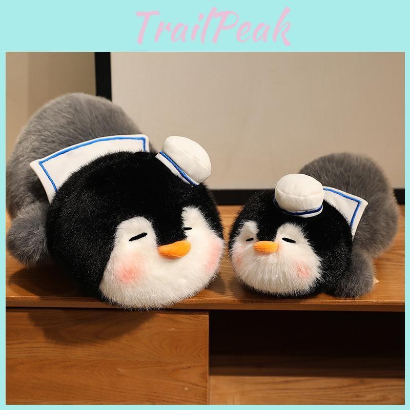 Penguin Navy Plush Toys Pp Cotton Stuffed Marine Animal Dolls Gift For Kids
