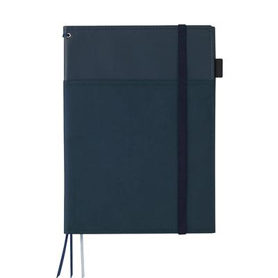 KOKUYO Systemic Notebook Ring Notebook B5 40 Cover, Compatible, Size, Leather-like Finish, Navy, Sheets, No-V683B-DB