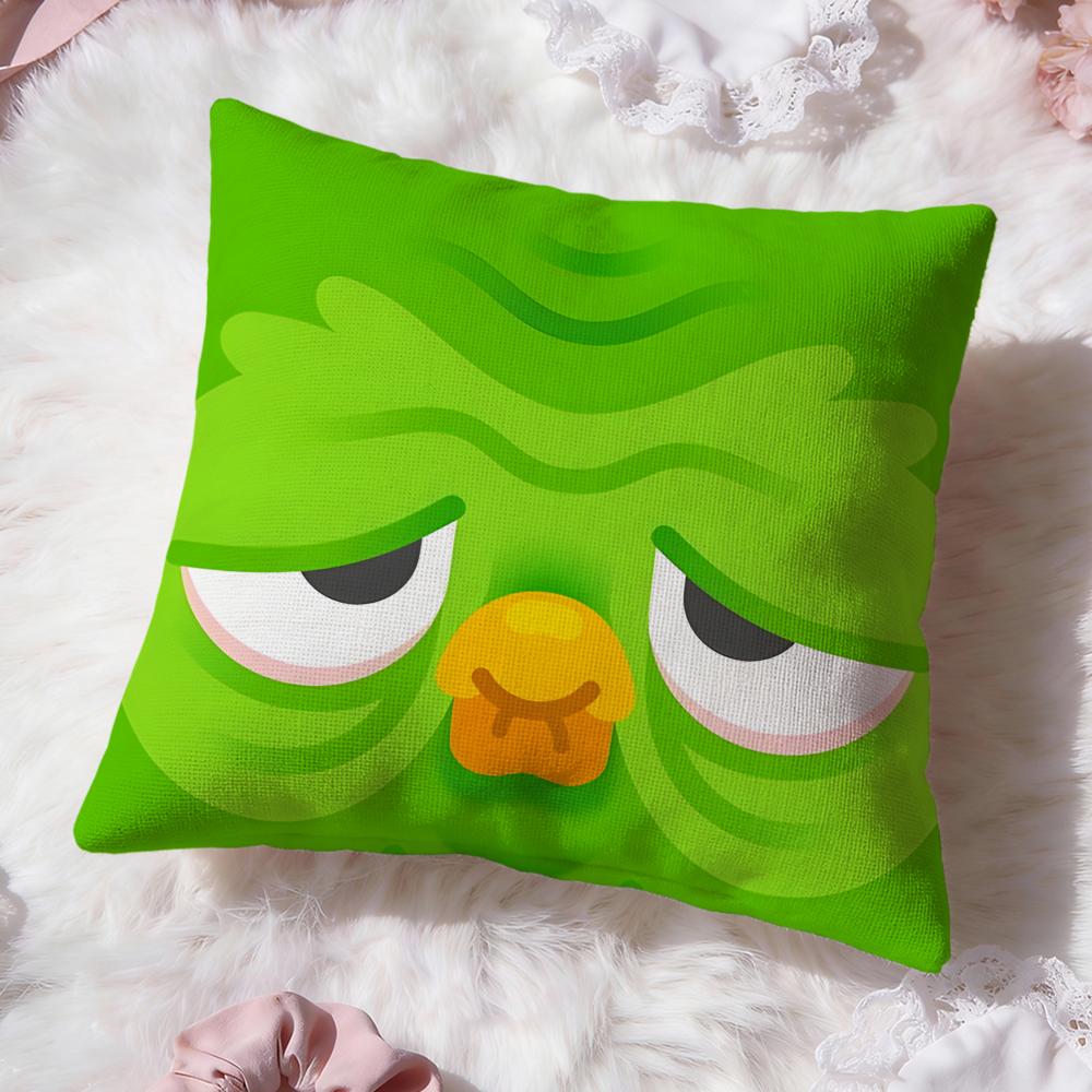 Brand D-DuolingoS Cushion Cover Premium Comfort Reversible Pillow Cove -Two In One Design for Any Room & Car Interior