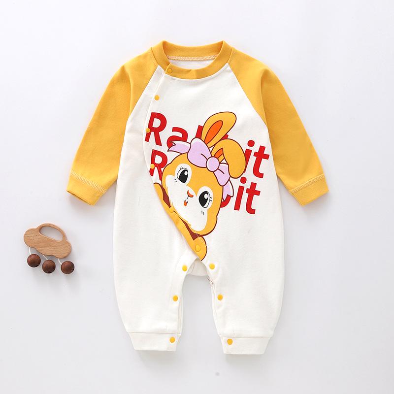 Autumn & Winter Infant & Toddler Long-Sleeve Cotton Romper for Baby Boys & Girls