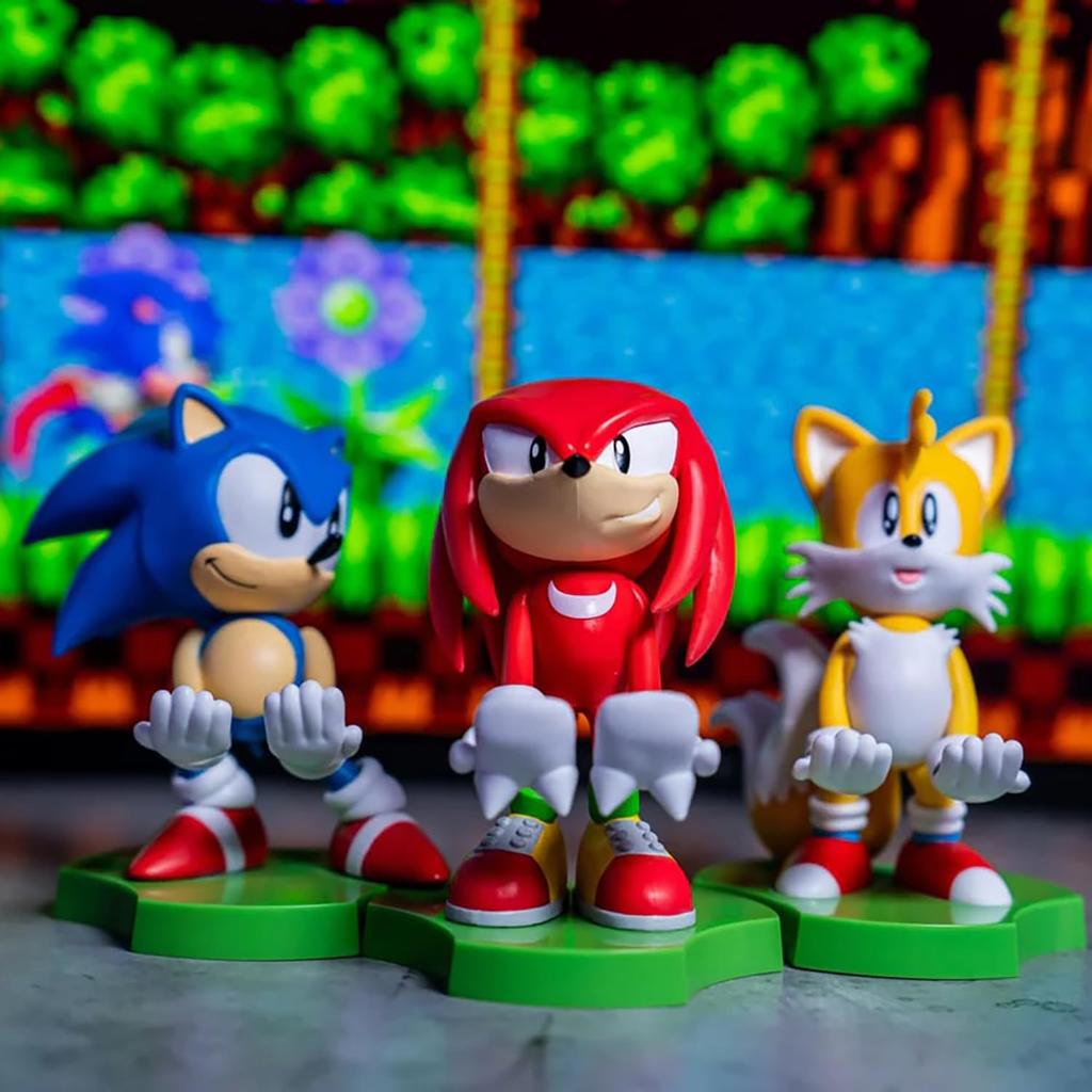 SEGA Super Sonic øretelefoner telefonkabel Guy Mini Collector med en klassisk lisensiert figur [Utsøkt spill] Hold'em - - & Holder, Stand, Twist, Sonic,