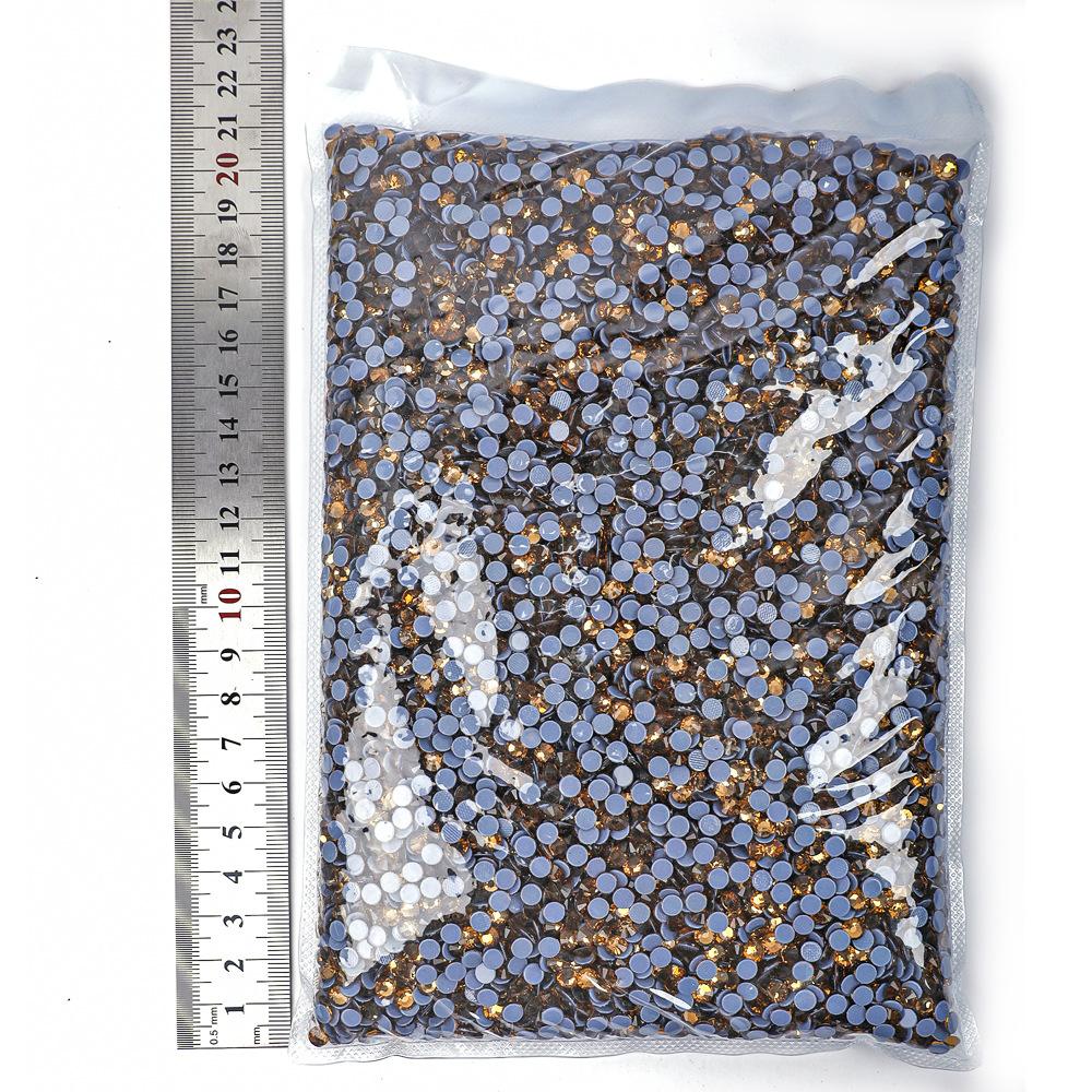 Weichen Imitation Austrian Hot Diamond Big Bag, Grid Glue Glass Rhinestone Hot Melt Glue Bottom Drill Clothing Accessories