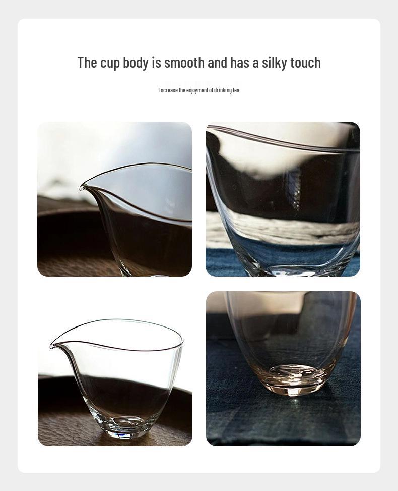 Large Capacity Borosilicate Glass Tea Separator for Kung Fu Tea Set