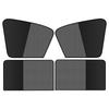 Magnetic Two-Tone Sunshade Curtains for Car Windows - Heat Insulation & Sun Protection