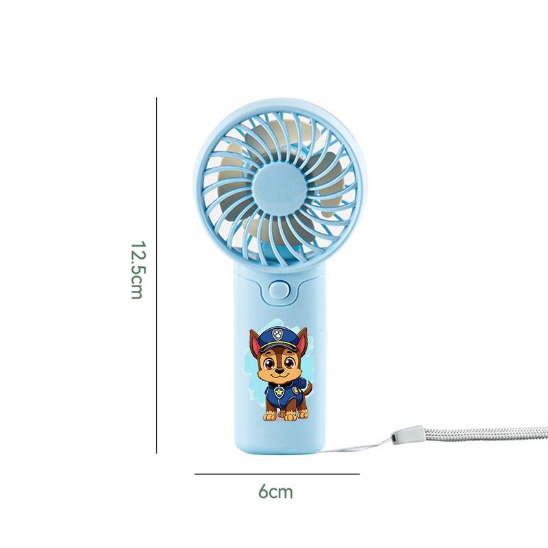 PAW Patrols Portable Fan Convenient Small Fan Summer Pocket Hand-held Fans Lightweight Handheld Kawaii Mini Fan Air Coolers Gift
