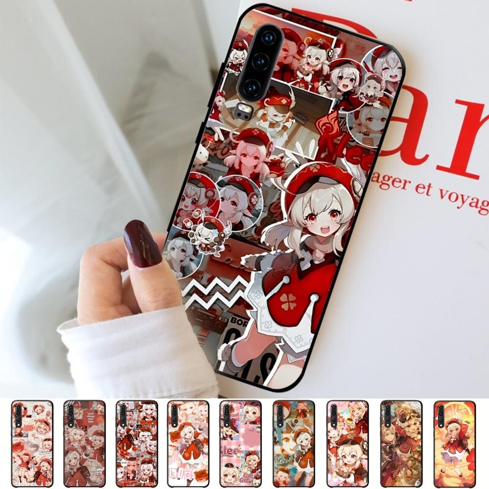 Genshin Impact Klee Phone Case For Redmi 8 9 10 pocoX3 Pro for Samsung Note 10 20 for Huawei Mate 20 30 40 50 Lite
