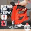 3000rpm 710W + 10 Blades Woodworking Wood Iron Jig Saw Cutter Electric Jigsaw