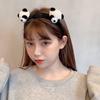 Head Doll Cartoon Design Panda Scrunchies Plush Korean Style Hair Wear Women Hair Accessories