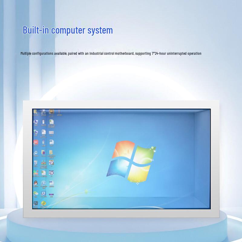 Transparent Touchscreen Display Kiosk CN Plug (adapter Included)