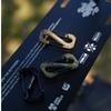 S-type Aluminum Alloy Buckle Outdoor Multi-functional 8-character Mountaineering Buckle Quick Hanging Keychain Hook