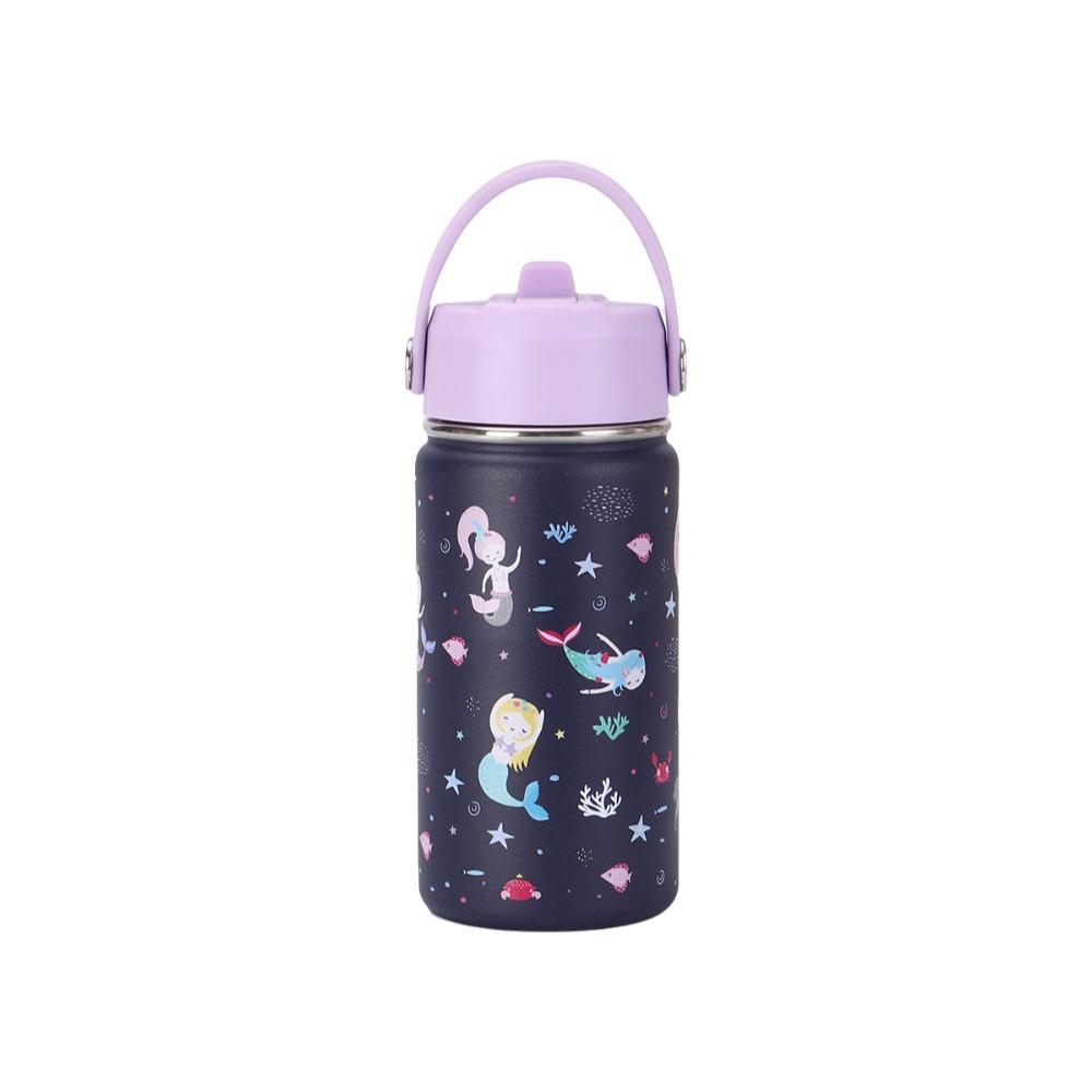 

Leak-Proof Handheld Kettle Cartoon Insulated Water Bottle Thermos Bottle Thermos Mug Travel фиолетовый