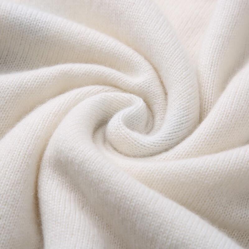 Zhaojun Women's Autumn/Winter Pure Cashmere Plaid Mock Neck Sweater