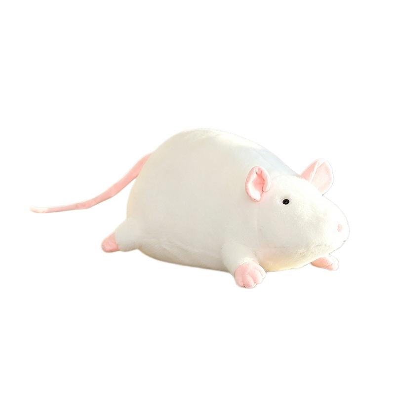 18-60cm Maus Plüschkissen Übergröße Blumenast Rattenpuppe Cartoon Weiches Tier Spielzeug Kawaii Zimmerdeko Kinder Geburtstagsgeschenk