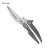 Sharp Multi-functional Kitchen Special Chicken and Duck Bone Scissors All Stainless Steel Fish Killing Scissors Food Barbecue Scissors Cooking Tools
