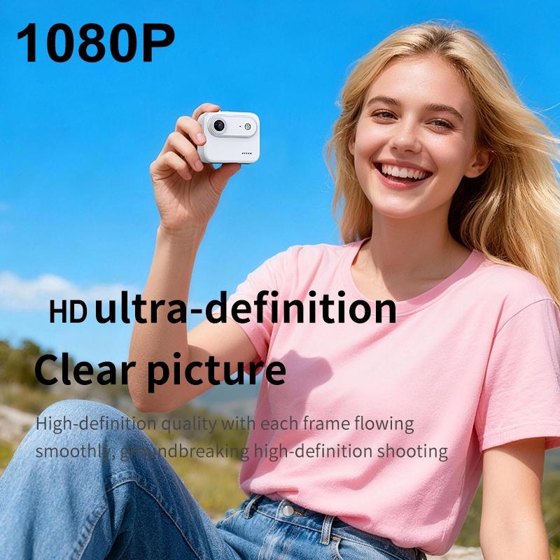 Mini Sports Camera 4K Ultra Clear Recording VLOG Recorder Flip Screen Anti Shake 143 ° Wide-angle Lens Cycling Camera