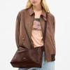 Coach Mott Messenger Bag 33 Letter Logo Adjustable Shoulder Strap Leather Large Unisex Couple Bag Unisex Bags Brown CCB57-MPL