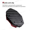 1Pc Aluminum Motorcycle Side Stand Pad Universal Enlarger Foot Extension Kickstand Support Plate For Motorbike Modification
