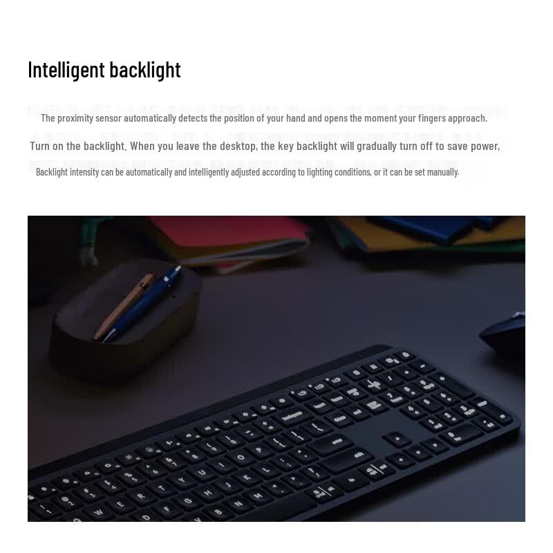 Logitech MX Keys Advanced Wireless Illuminated Keyboard