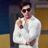 BENYAR Chronograph Watch with Leather and Brown or Black Men's Multi-Calendar Strap, Water-Resistant Scratch-Resistant,