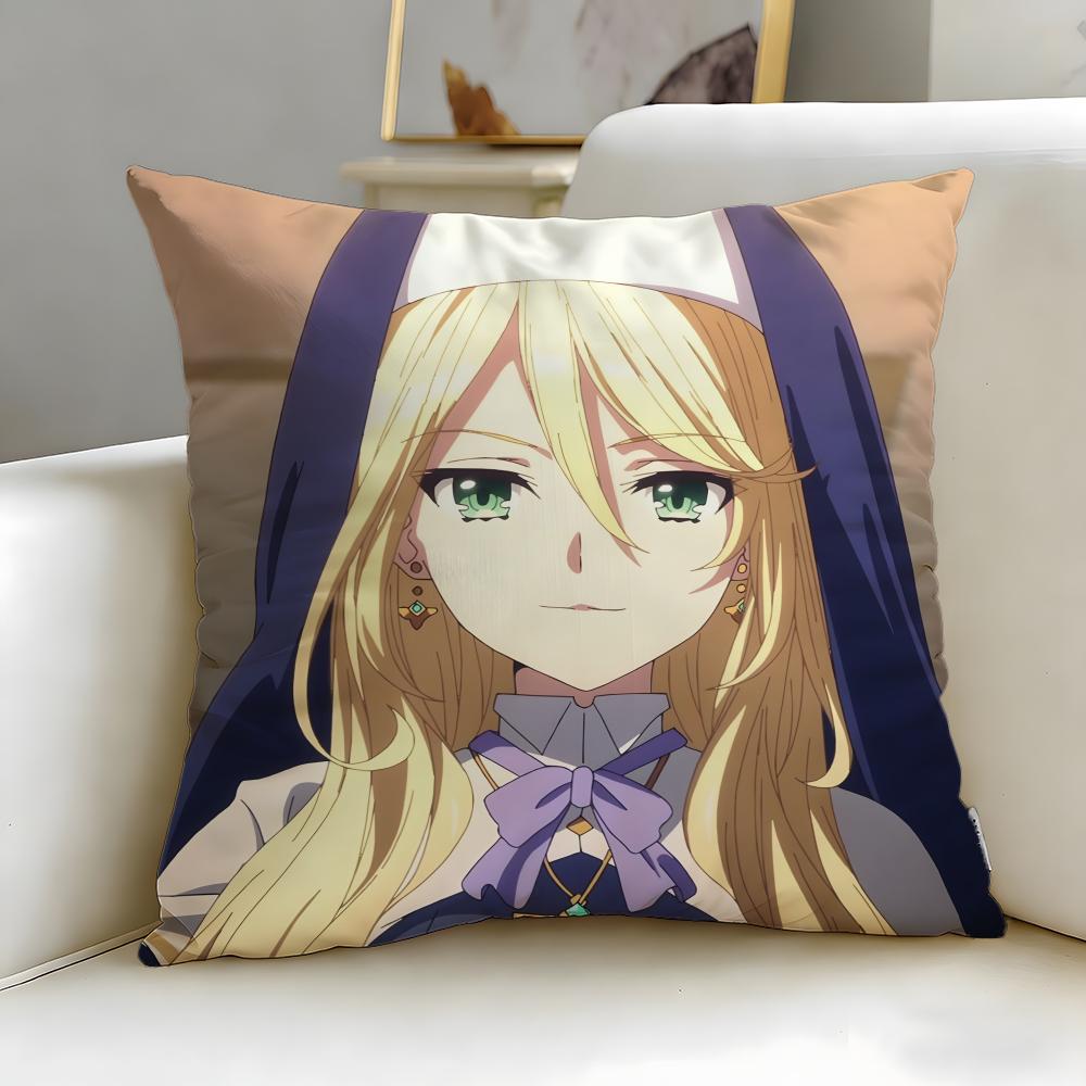 anime Engage Kiss Cushion Cover Soft EasyWash Pillow Case Versatile for Couch Bed Travel and Office