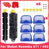 Compatible For iRobot Roomba 614 / 620 / 630 / 650 / 651 / 671/ 660 / 692 Robot Vacuums Accessory Main Side Brush Filter Part