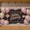 Colorful Event Banner Decorative Banner Party Decoration for Gift for Her Birthday Party Indoor Decoration