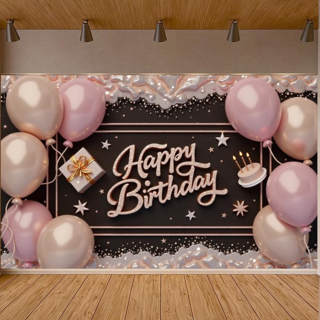 Colorful Event Banner Decorative Banner Party Decoration for Gift for Her Birthday Party Indoor Decoration