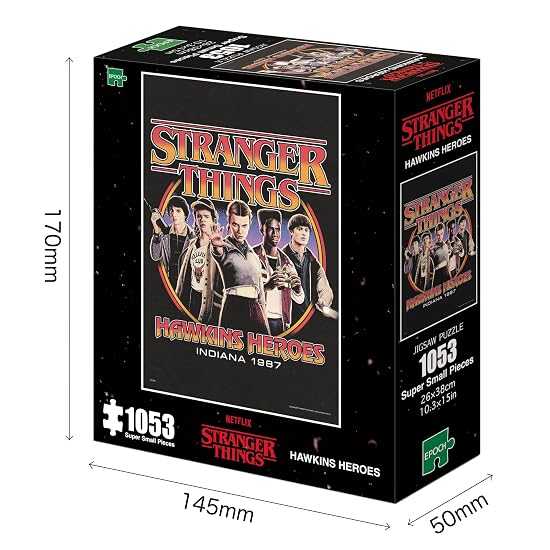 EPOCH 1053 Super Small Piece Jigsaw Puzzle Netflix Stranger Things Hawkins Heroes (26×38cm) 32-615s 