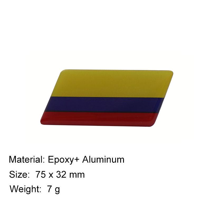 

Премиальный флаг Колумбии для ноутбука, стены, автомобиля, капота, крыла, багажника, задняя наклейка, эмблема, значок sticker-ling