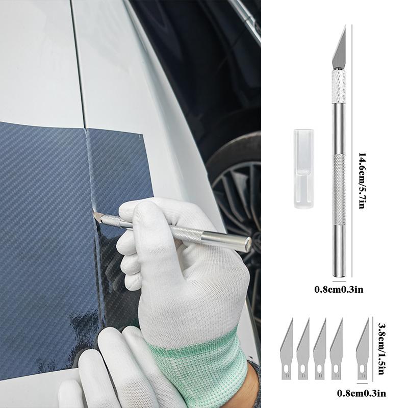 Pro Car Vinyl Wrap Tools Kit Rubber Squeegee Mini Scraper for Auto Window Tint Film Sticker Install Accs