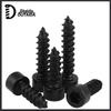 High-Strength 8.8 Grade Black Cylindrical Head Hex Socket Self-Tapping Screws M2-M6