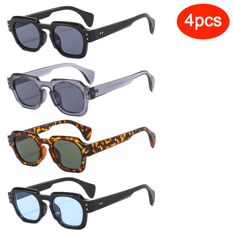 Protective Glasses Fashion Square Women Luxury Brand Sunglasses Retro Designer Men Trending Black Grey Sun Glasses Shades UV400
