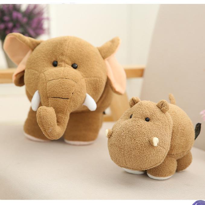 Cute Elephant Plush Toy Hippo Doll Children's Birthday Gift Wedding Event Gift Grab Machine Doll