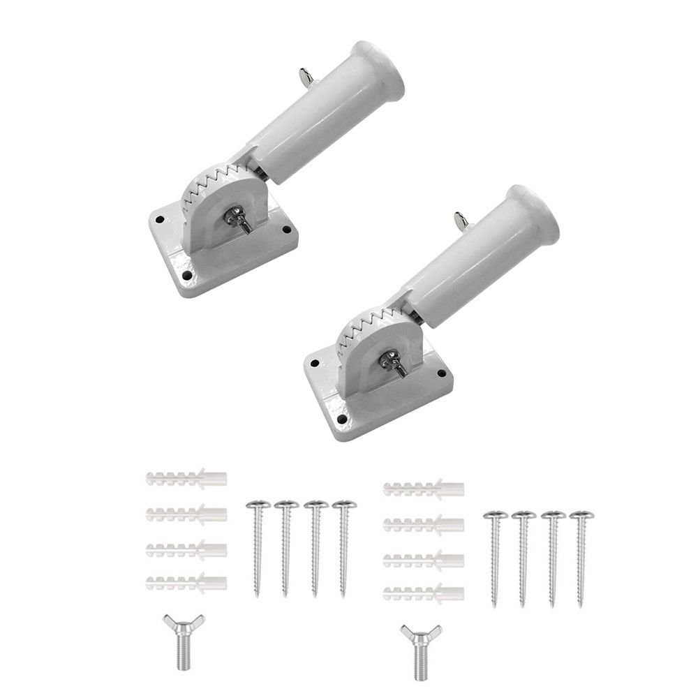 Angle Flagpole Base Cast Iron Wall Mounting Windsock Pole Bracket Aluminum Bracket Flag Pole Holder