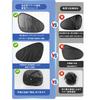Car Sun Shade Side Sun Shade Sticks, Static Cling Type, [Domestic Certified Over 99%