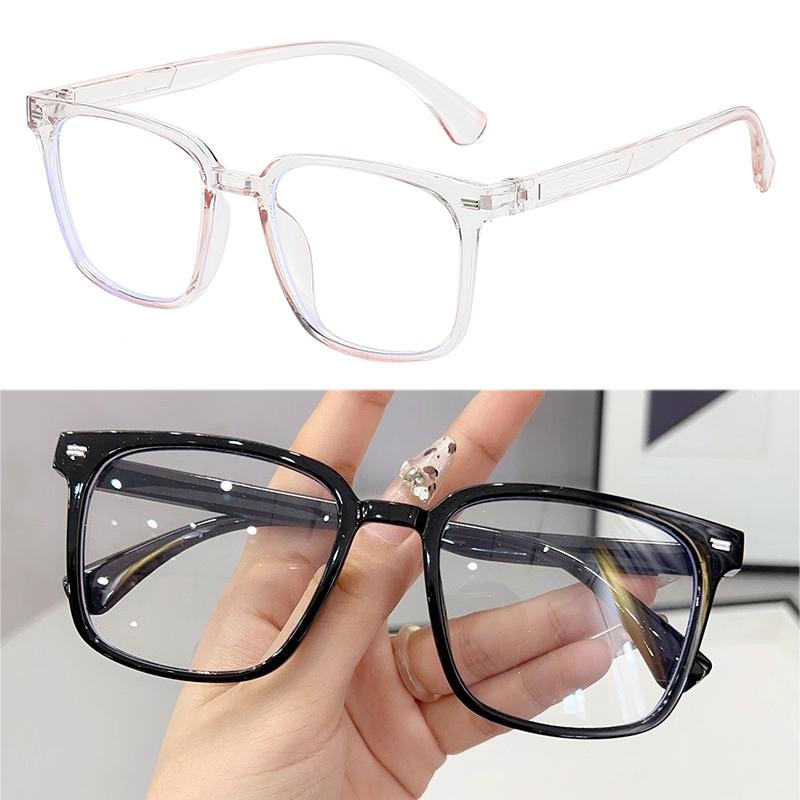 1/2PCS Round Anti Blue Light Blocking Glasses Transparent Frame for Women Men Computer Eyewear Optical Spectacle