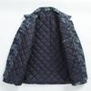Men's Plus Size Plaid Denim Jacket - Cotton Padded for Autumn/Winter, Cool Biker Style