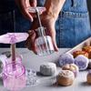 Hand Press Mooncake Maker Plastic Pastry Mold Festival Cookie Stamp  Mid Autumn Festival