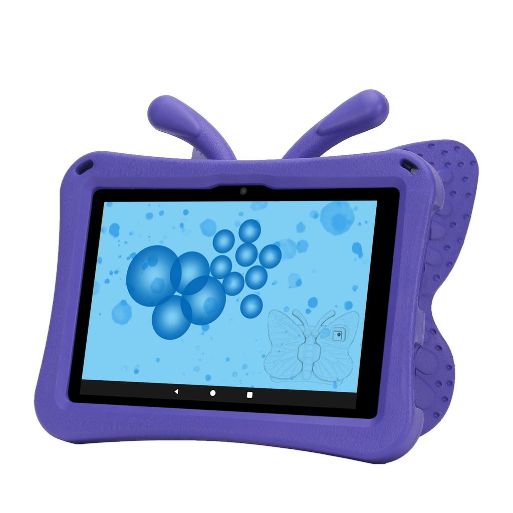 Kids Cute EVA Stand Case Universal For Amazon Fire HD 8 Plus 2024 2022 8.0 Inch Folding Wings 3D Butterfly Cover Shockproof Capa