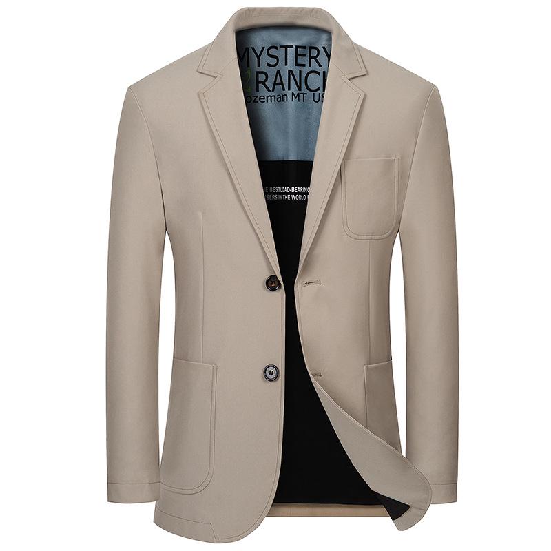 Traje casual hombres de mediana edad y hombres jóvenes traje delgado  primavera abrigo versión coreana tendencia pequeño traje comprar a buen  precio — entrega gratuita, reseñas reales con fotos — Joom