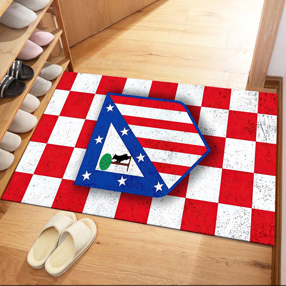 Atletico Madrid Carpet Perfect For Bedrooms Game Room Study Room Outdoor Antislip Carpet Office Home Decor