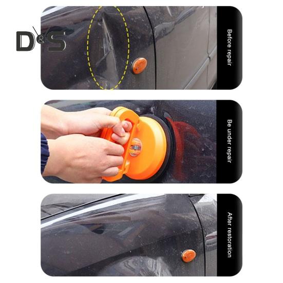 3-teiliges Auto-Sack-Reparaturwerkzeug, Karosserie-Reparatur-Abzieher, tragbarer Saugnapf-Abzieher, tragbares Auto-Dellenentfernungsset zum Entfernen von Dellen und Glas, Hagelschäden an Autotüren