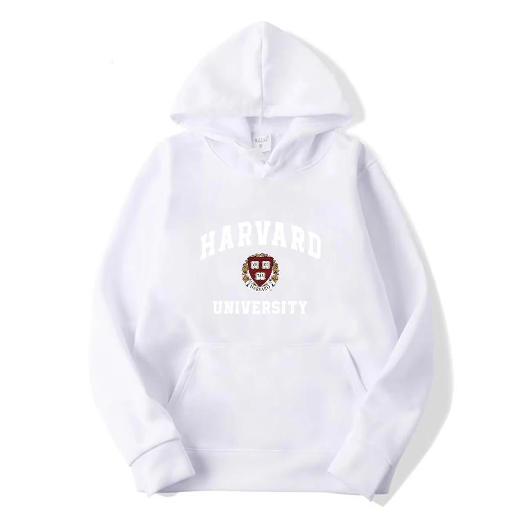 Harvard University Hoodies Spring and Autumn Fashion Men's Warm Hoodies Casual Street Hot Selling Morning Running Sports Hoodies