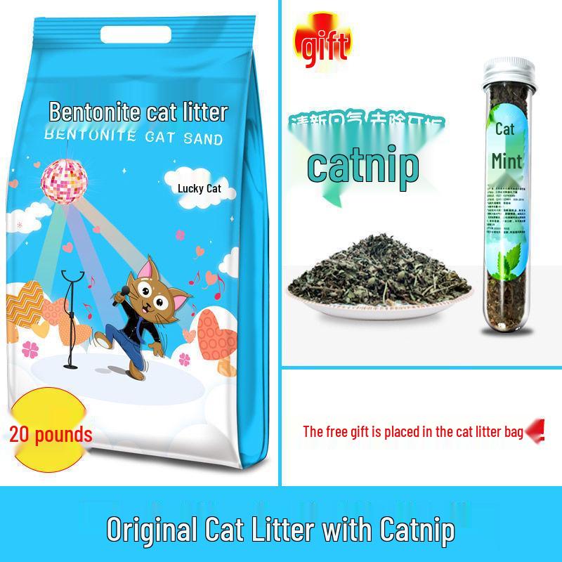 Lemon Deodorizing Bentonite Cat Litter - 1 Kg