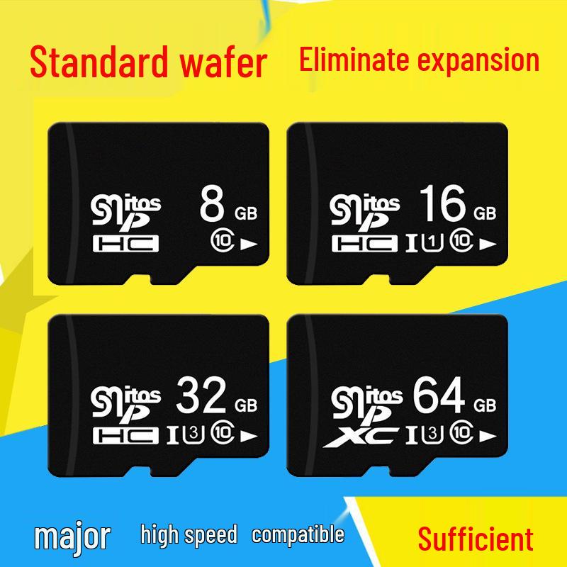 C10 High-Speed Dashcam Car-Specific TF Memory Card - 16GB, 32GB, 64GB 16G High-Speed C10-U3 Premium Edition