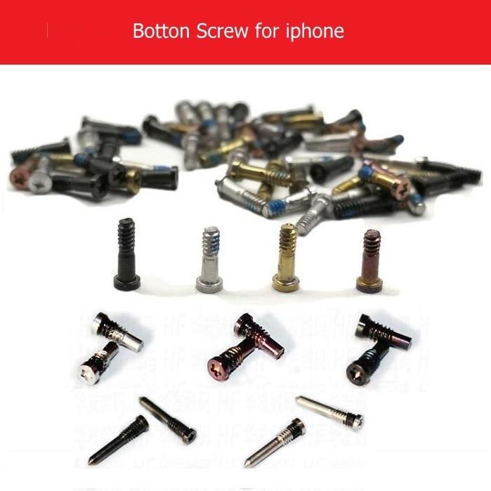 

Винт задней крышки для iPhone 4 4s 5 5s 5c SE 6 6S 7 плюс XS Max XR Нижний разъем док-станции Винты