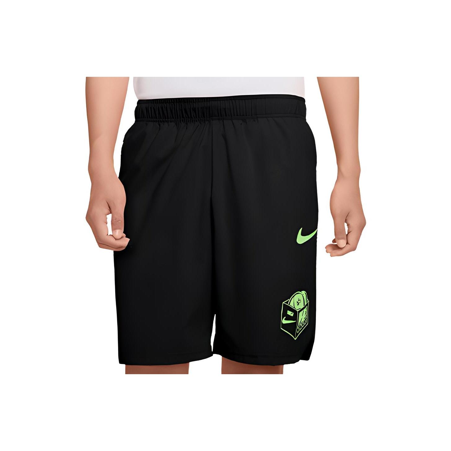 Мужские тканые тренировочные шорты с принтом Nike Flex, черные CZ2428-010 L