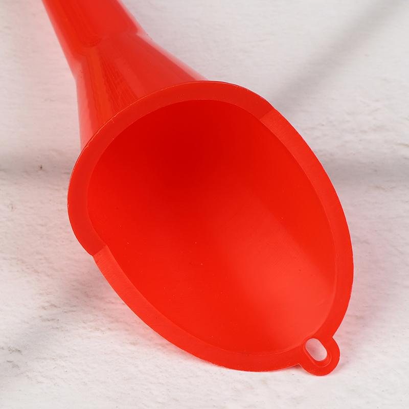 1 szt. Odporny na rozbryzgi Samochodowy Długi Lejek do Napełniania Oleju Paliwa Plastikowy Lejek Silnikowy Motocyklowe Akcesoria Samochodowe do Napełniania