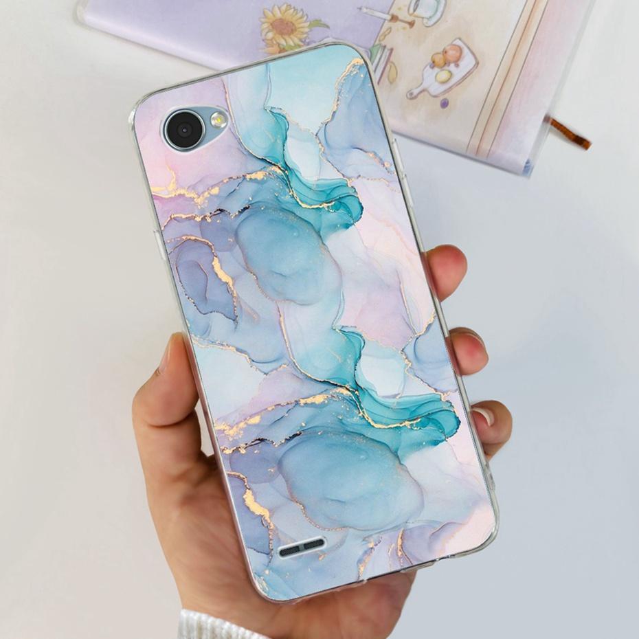 For LG Q6 Q6a Q6+ M700 X600K X600L X600S Cute Flower Cat Painted Phone Case For LG Q6 Plus Q 6 Alpha Soft Silicone TPU Cases