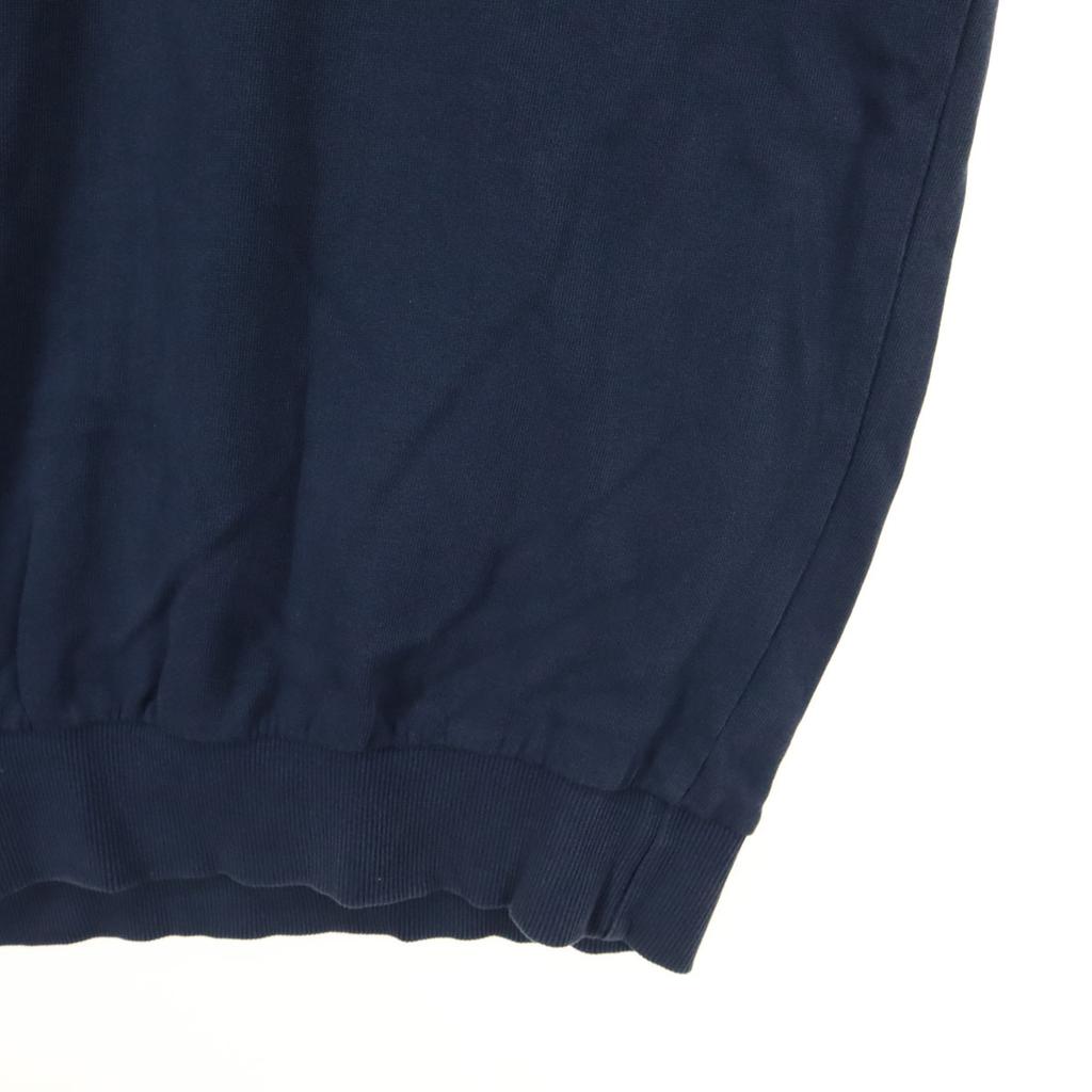 DIESEL Check Pattern Long sleeve switching sweat M Navy trainer Men's Used